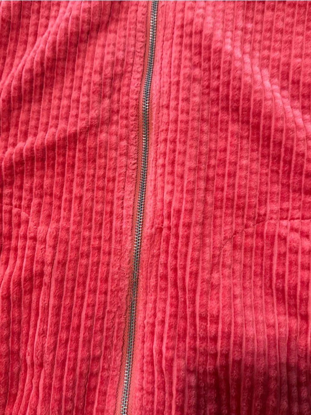 Woolrich‎ Womens Full Zip Corduroy Jacket Soft Ruby Red Cotton 2291 Large